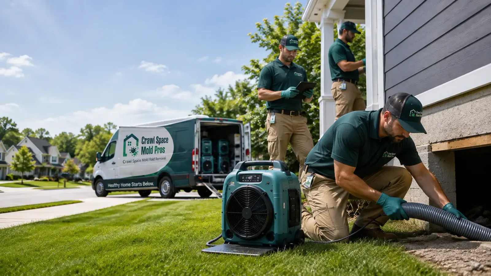 Crawl Space Mold Removal in Queen, PA